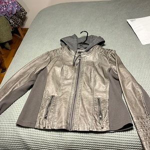 Ana size xxl faux leather jacket